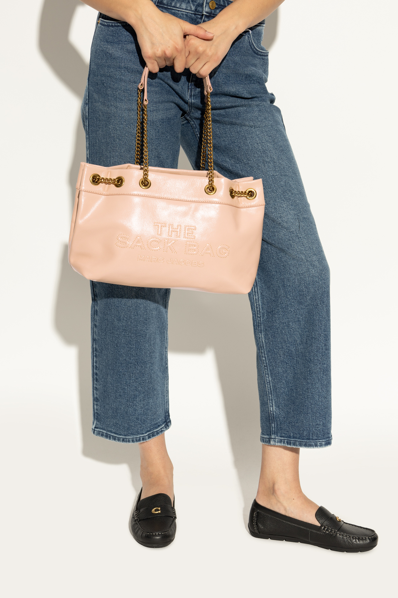 ショルダーバッグ・ポシェット Marc Jacobs The Small Chain Sack Bag Pink Bag 